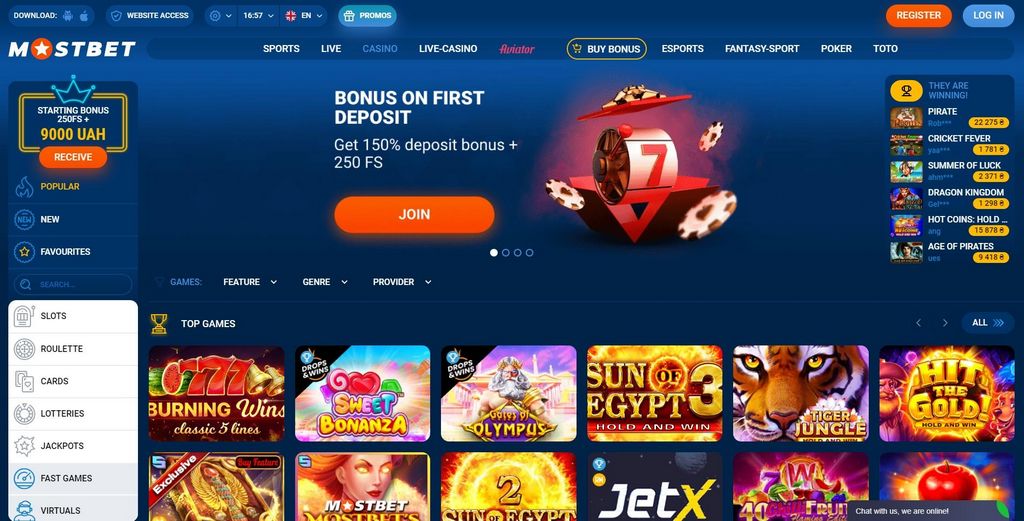 Évaluation du casino MostBet