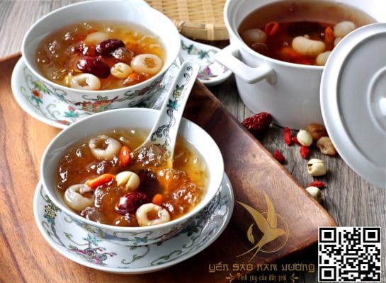 Tổ yến chưng táo đỏ long nhãn kỷ tử