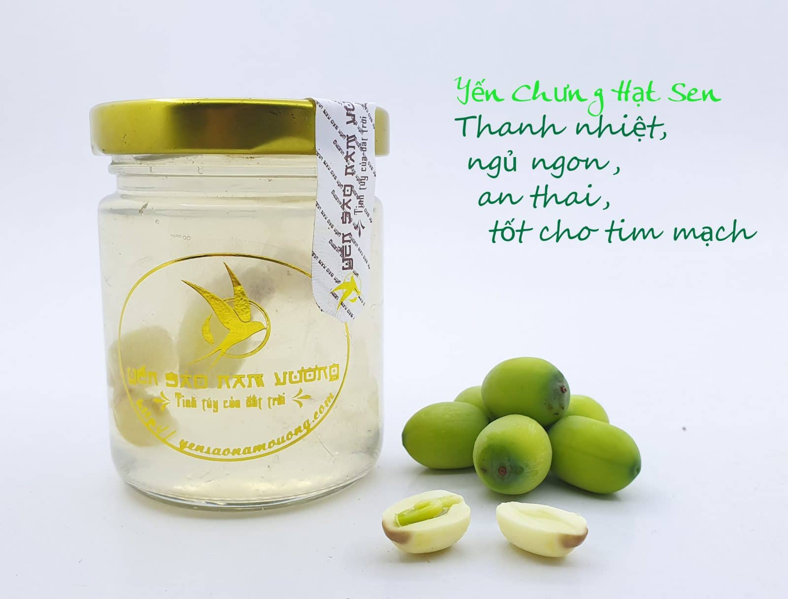 Yến chưng hạt sen