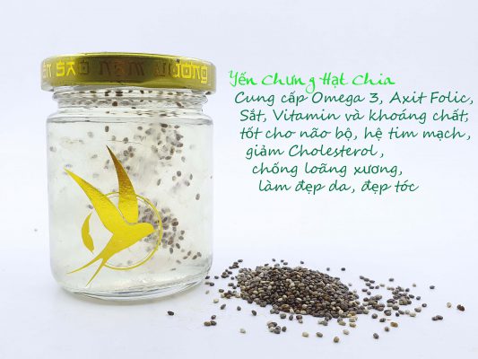 yến chưng hạt chia