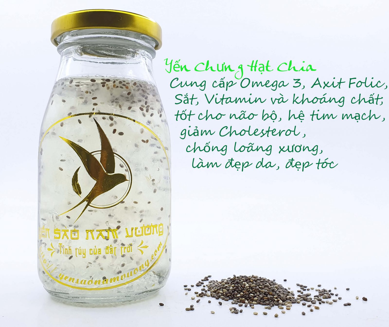 yến chưng hạt chia