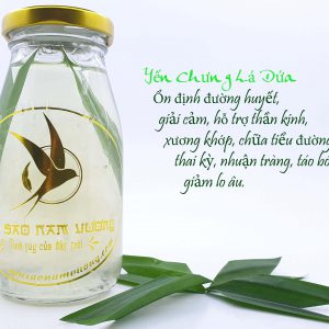 yến chưng lá dứa