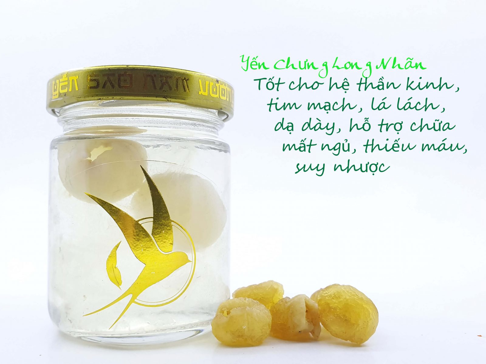 yến chưng long nhãn