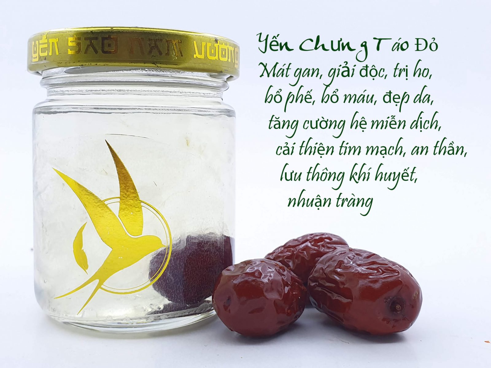 yến chưng táo đỏ